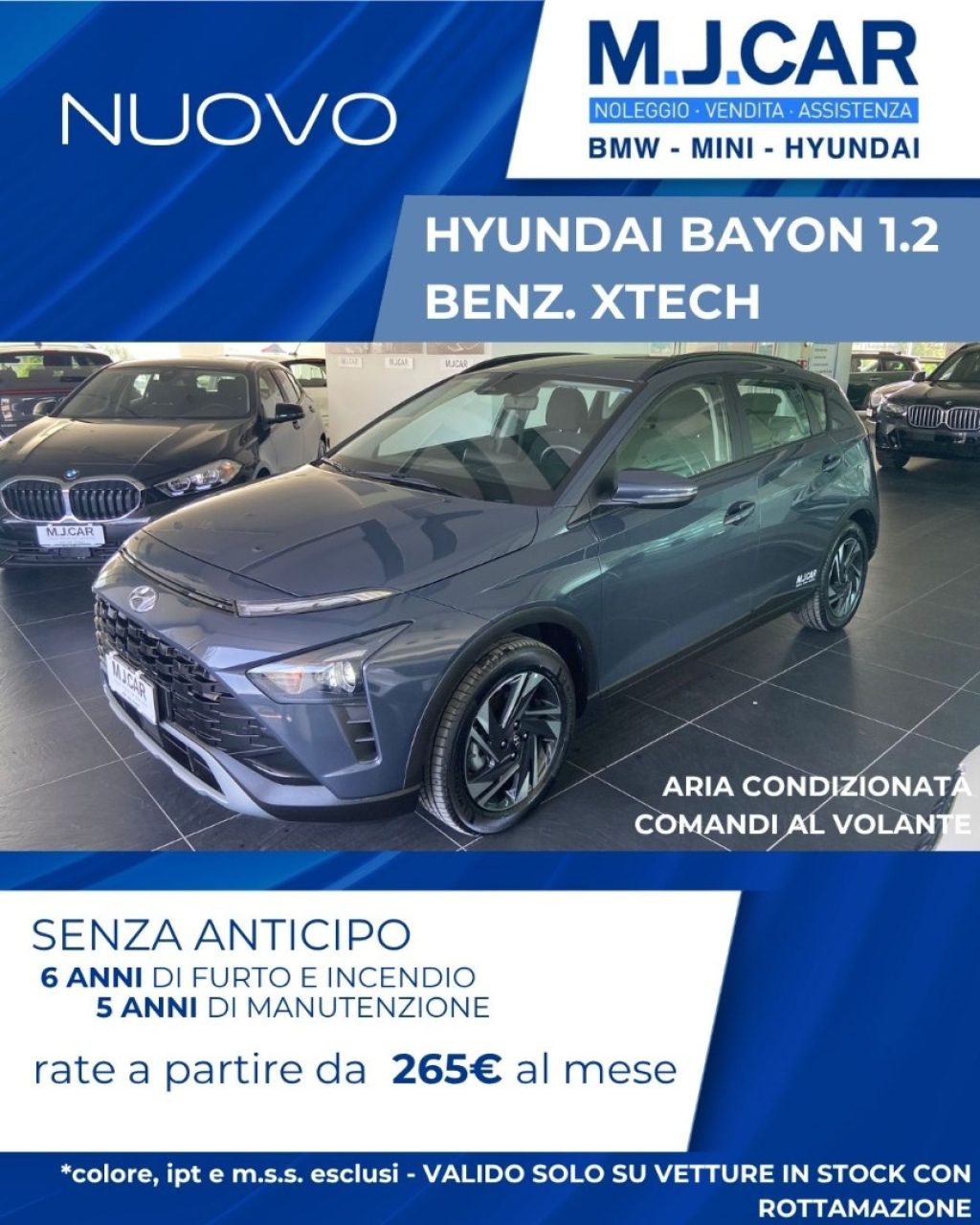 自動車 Bologna HYUNDAI Bayon 1.2 MPI MT XTECH – M.J. Car – Concessionaria Hyundai